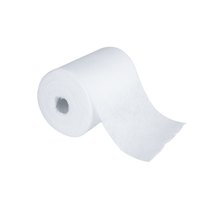 How do the absorbency and strength of white cotton non-woven rolls compare to other materials commonly used in similar applications?