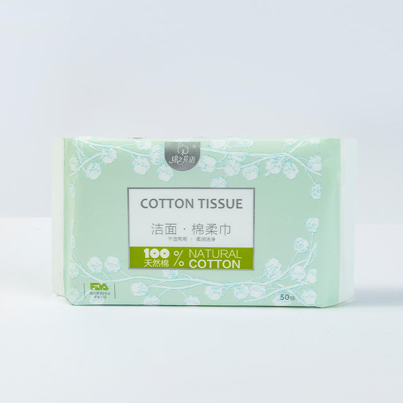 100% Cotton Facial Tissue